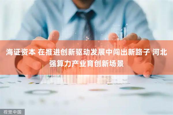 海证资本 在推进创新驱动发展中闯出新路子 河北强算力产业育创新场景